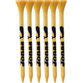 6 Pack of Bamboo Golf Tees (3 1/4")